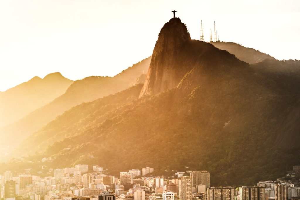 pohledy na Rio de Janeiro z vrtulníku