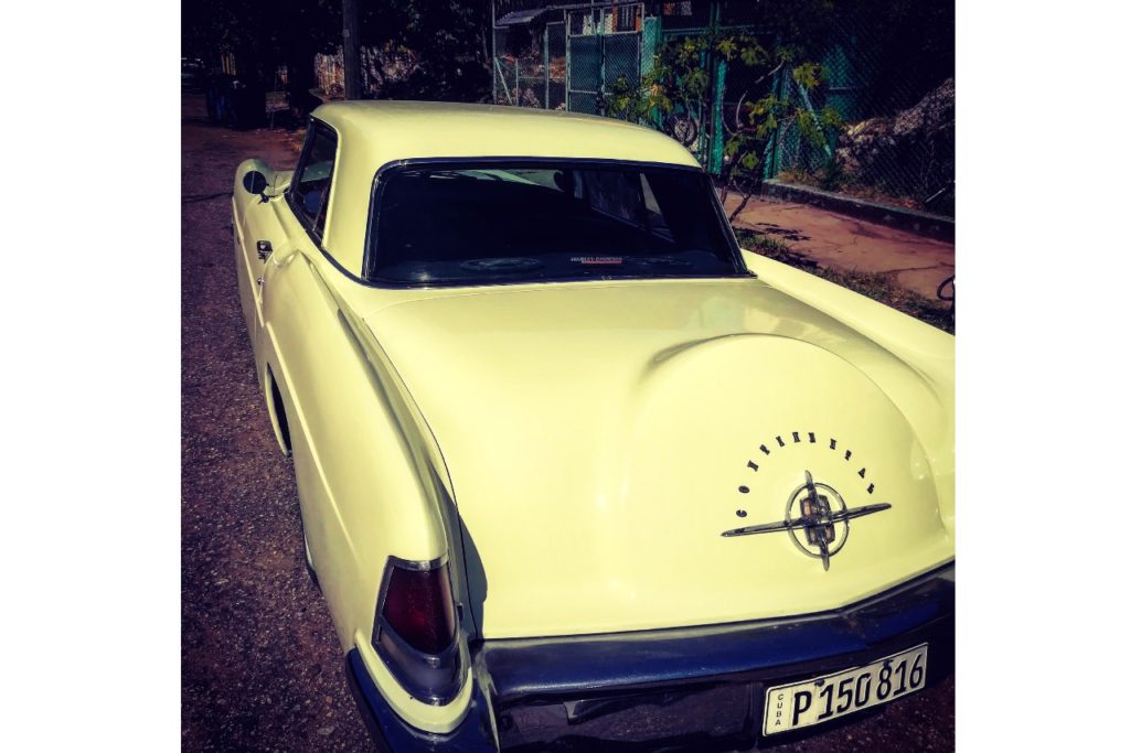 historických amerických aut na Kubě