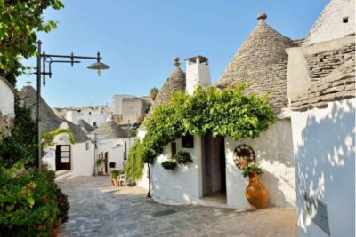 Typický domeček Trulli v městečku Alberobello v Itálii