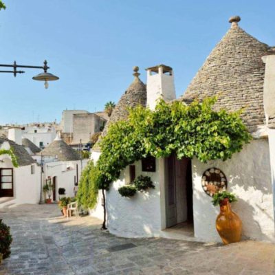 Typický domeček Trulli v městečku Alberobello v Itálii