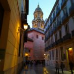 Málaga večerní ulice