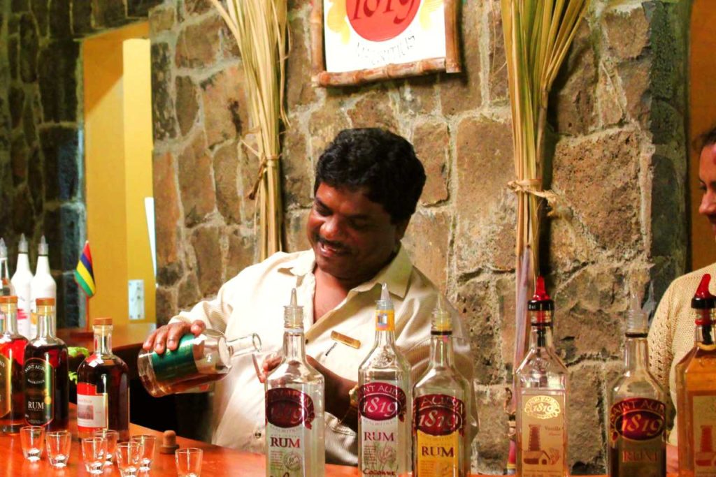 Ochutnávka rumu na Mauriciu