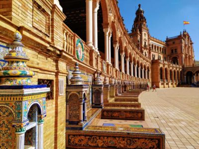 Náměstí Plaza de España v Seville