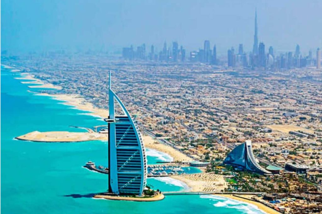 Dubaj průvodce, výhled na hotel