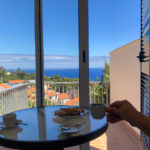 Výhled na oceán z ubytování na Madeiře