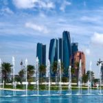Věže Etihad towers v Abú Dhabí