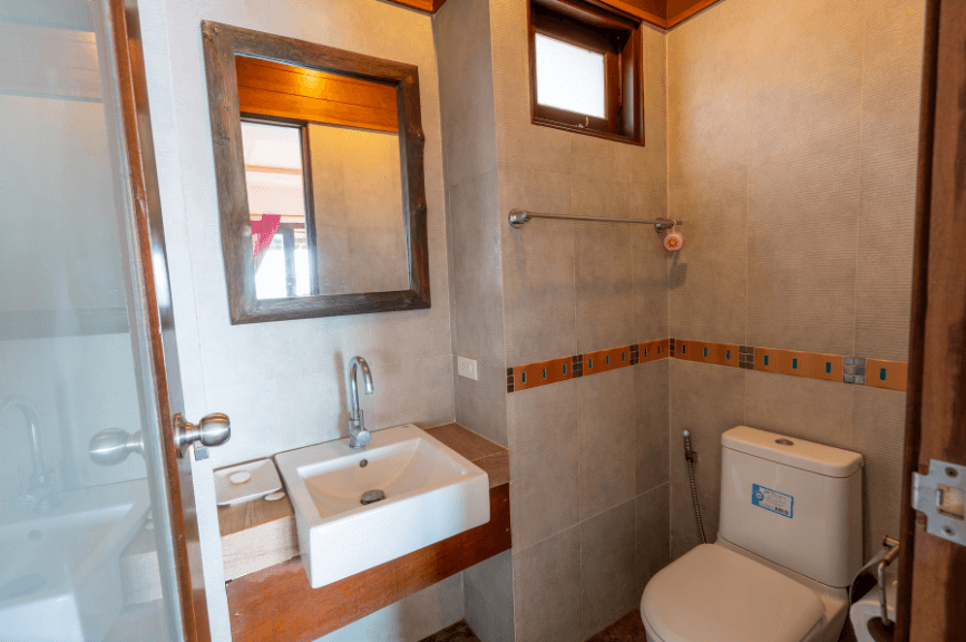 Koupelna ve vile na Koh Lantě