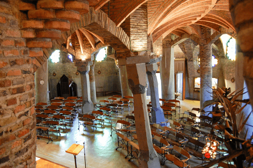 Barcelona prázdný kostel