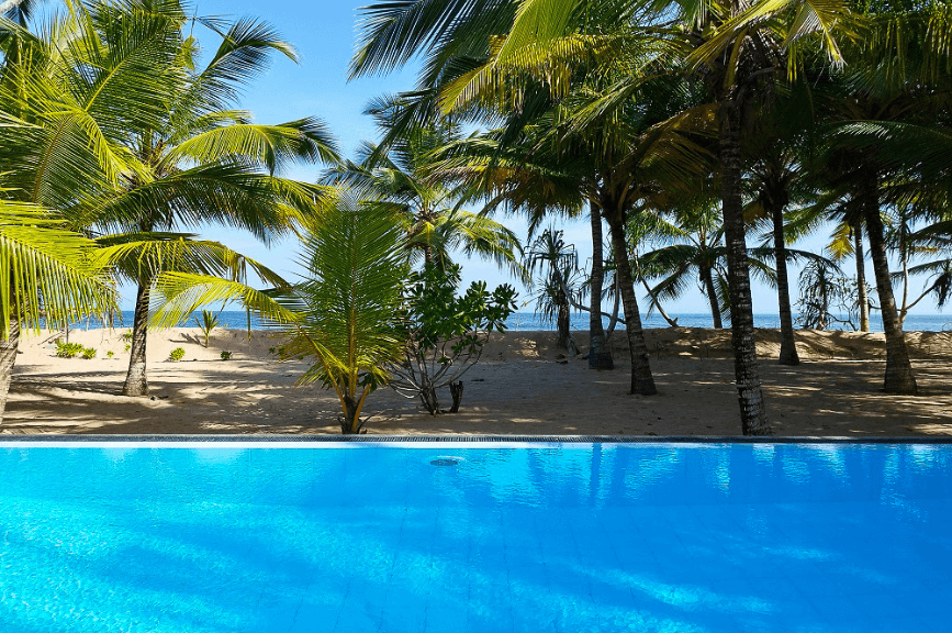 Bazén vila na Srí Lance