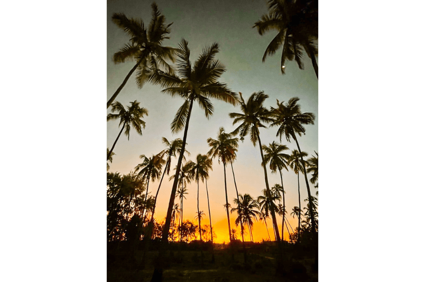 Západ slunce Zanzibar