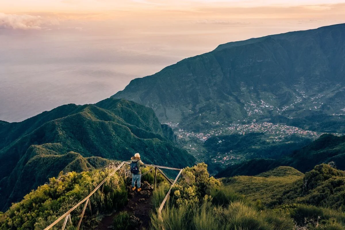 Výhled na ostrov Madeira