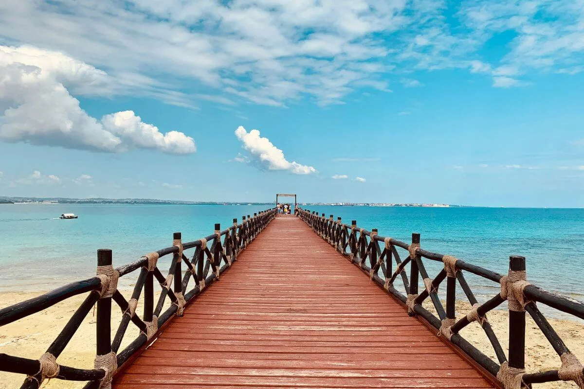 kúpanie na Zanzibare