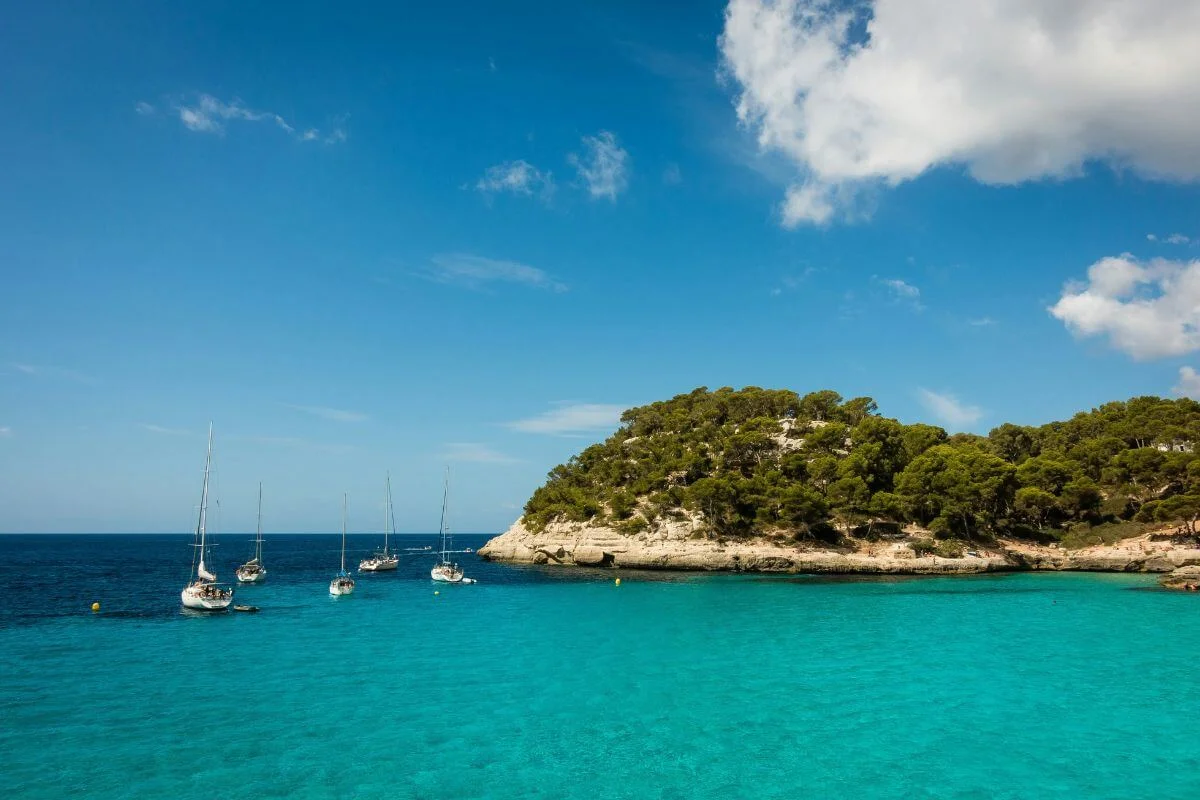 Gala Galdana pláž Menorca