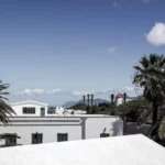 Výhled z české vily na Lanzarote