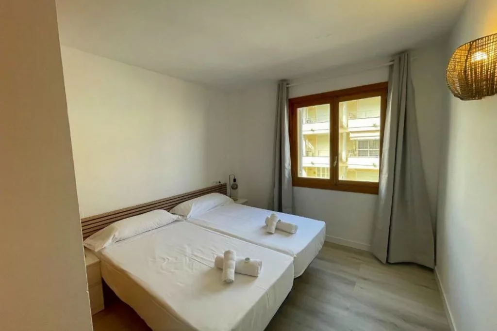 Ložnice pro dva v apartmánu na Mallorce