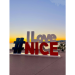 Nápis I love Nice