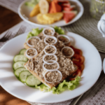 Jídlo z místní restaurace na Srí Lance