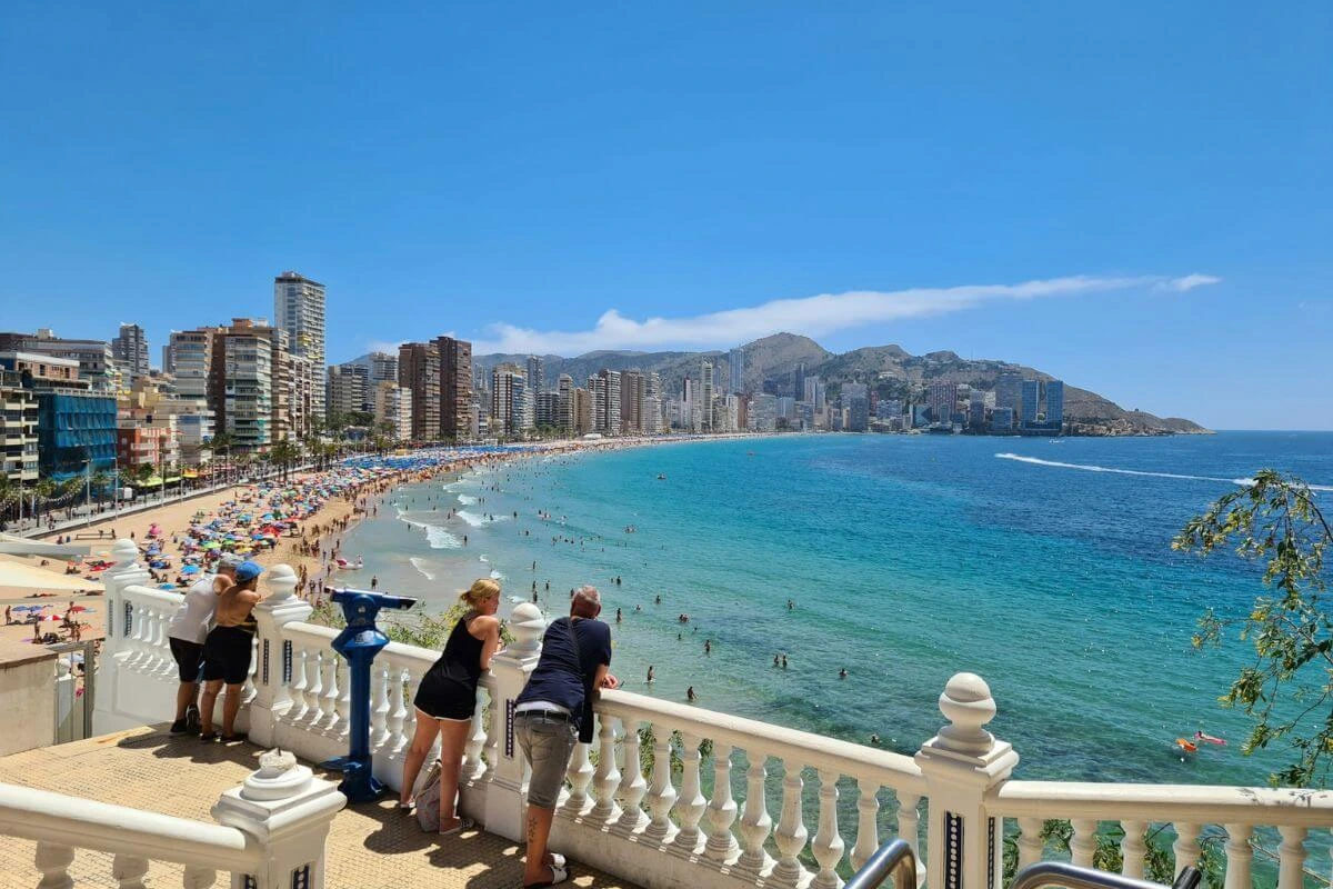 Alicante výhled na město