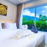 Koh Samui výhled z apartmánu