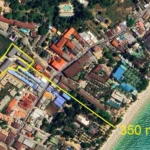 Vzdálenost pláže od apartmánu